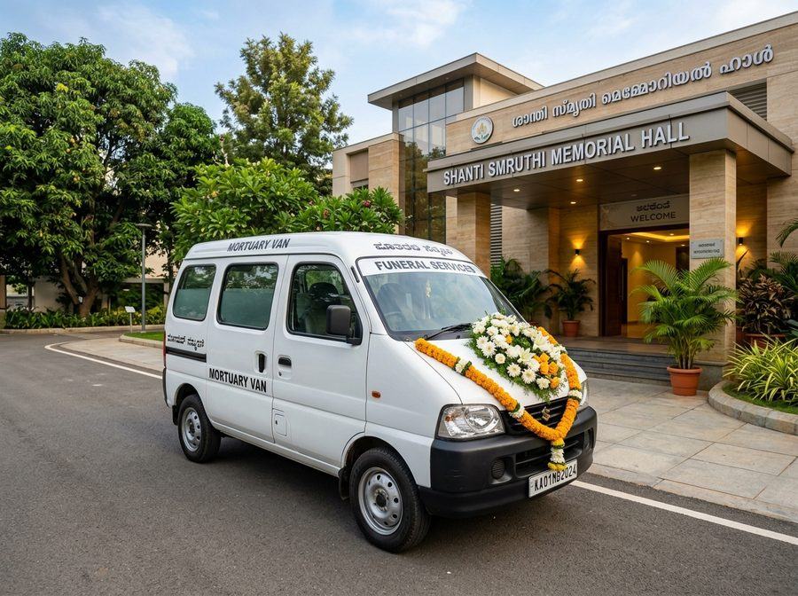 Hearse Van and Mortuary Ambulance Service in Bangalore