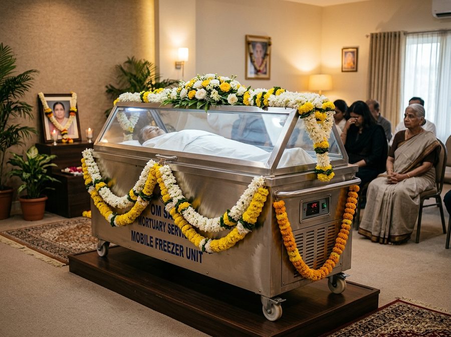 Dead Body Freezer Box on Hire in Bangalore