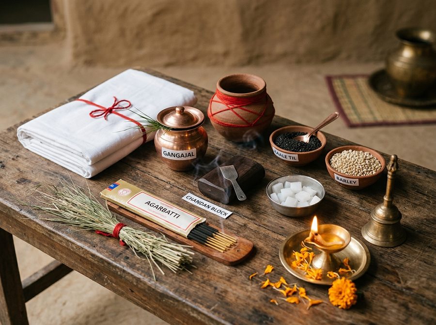 Complete Vedic Funeral Samagri Kit Bangalore